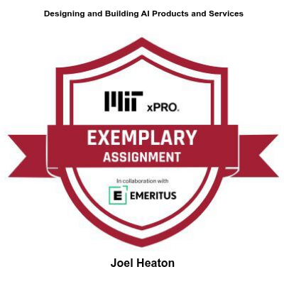 Exemplary Assignment Badge - GANs